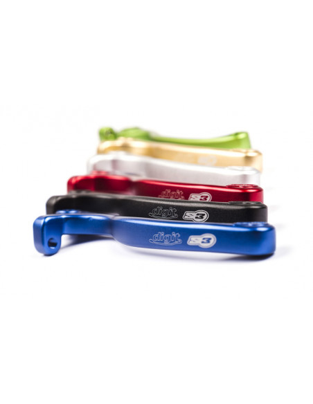 Levier d'embrayage S3 Digit bleu Braktec/AJP