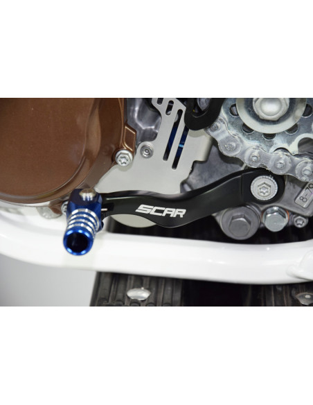 Sélecteur de vitesse SCAR bleu Husqvarna FC/FE450