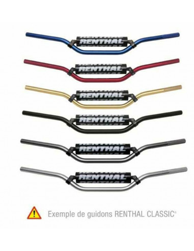 Guidon RENTHAL MX/Enduro 7/8" 966 Reed/Windham