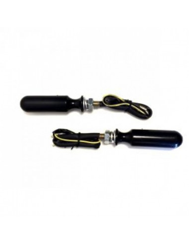 Paire de Clignotants moto Noirs...