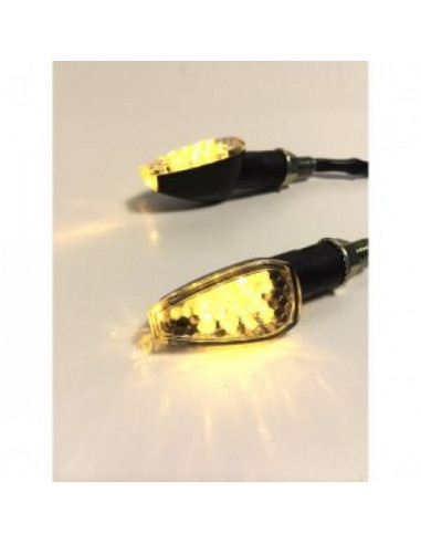Paire de Clignotants moto Noirs...