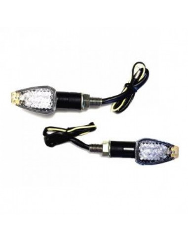 Paire de Clignotants moto Noirs...