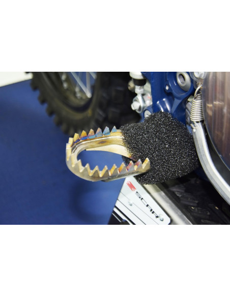 Repose-pieds SCAR anti-boue titane KTM/Husqvarna