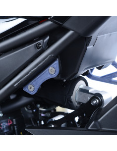 Cache orifice reposes-pieds R&G RACING noir Kawasaki Z900
