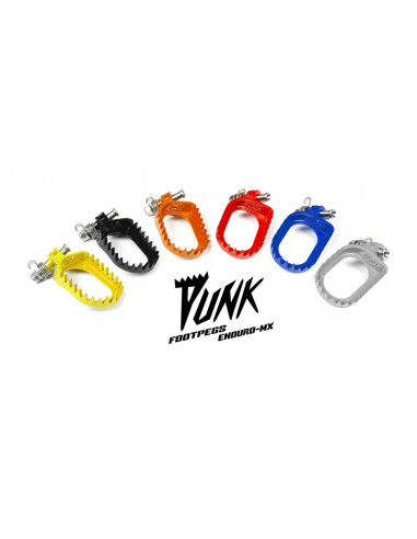 Repose-pied S3 Punk acier argent KTM/Husqvarna