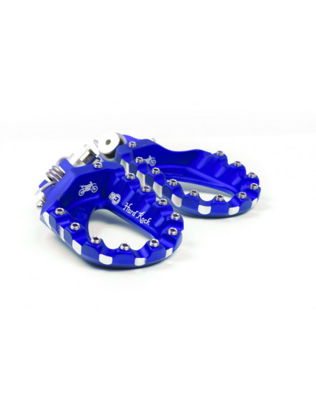 Repose-pieds S3 Hard Rock Enduro aluminium blue