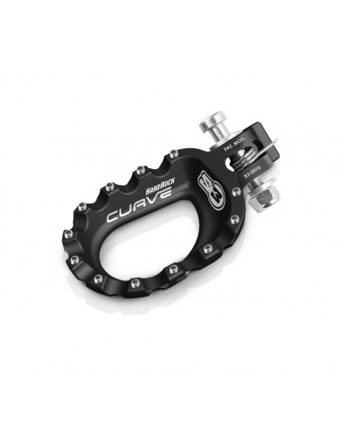 Repose-pieds S3 Curve aluminium noir