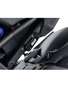Caches orifices de repose-pieds arrière R&G RACING gauche et droit noir Yamaha MT-10