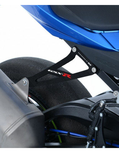 Kit suppression repose-pieds arrière R&G RACING noir Suzuki GSX-R1000