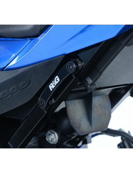 Kit suppression repose-pieds arrière R&G RACING noir Suzuki GSX-R1000