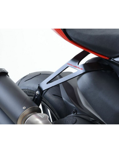 Patte de fixation de silencieux R&G RACING noir Ducati 959 Panigale