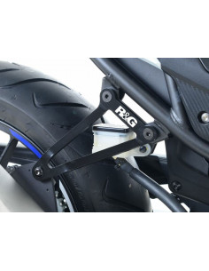Patte fixation de silencieux R&G RACING noir Honda CBR500R