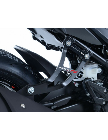 Patte de fixation de silencieux R&G RACING noir Suzuki GSX-S750