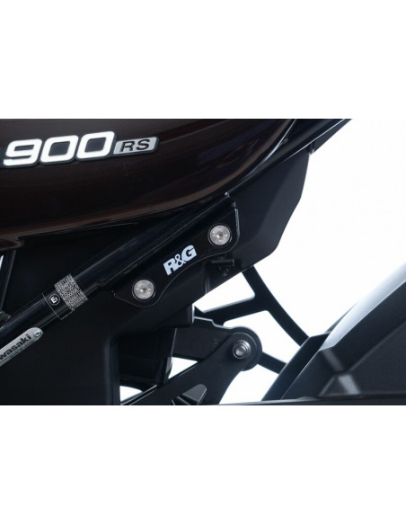 Cache orifice repose-pied gauche R&G RACING noir Kawasaki Z900RS