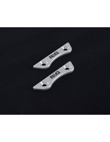 Cache-orifices repose-pieds arrière R&G RACING noir