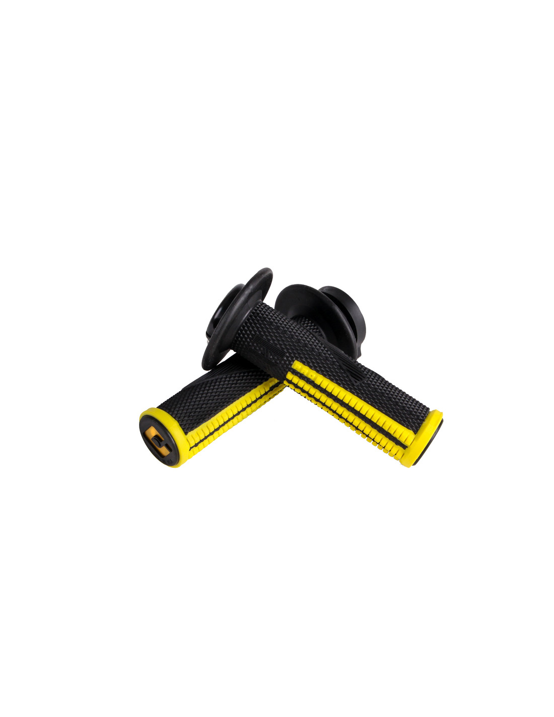 Poignées De Guidon Flame Aspect Flamme Bleu - 22/24 Mm - Pour Scooter, Quad, ATV, Design Accrocheur