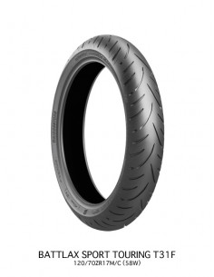 Pneu BRIDGESTONE BATTLAX T31 FRONT G Kawasaki Versys 120/70 ZR 17 M/C (58W) TL