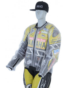 Veste imperméable R&G RACING Racing transparente taille L