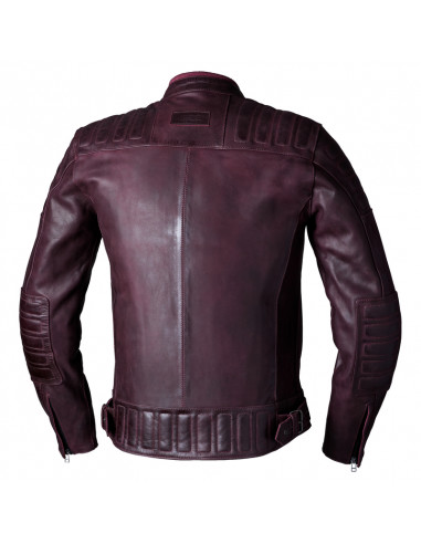 Veste RST Brandish2 cuir CE homme - Oxblood