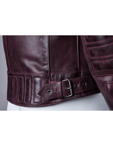 Veste RST Brandish2 cuir CE homme - Oxblood