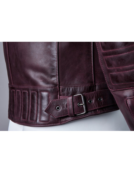 Veste RST Brandish2 cuir CE homme - Oxblood