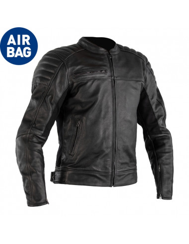 Veste RST Fusion Airbag cuir noir taille XXL