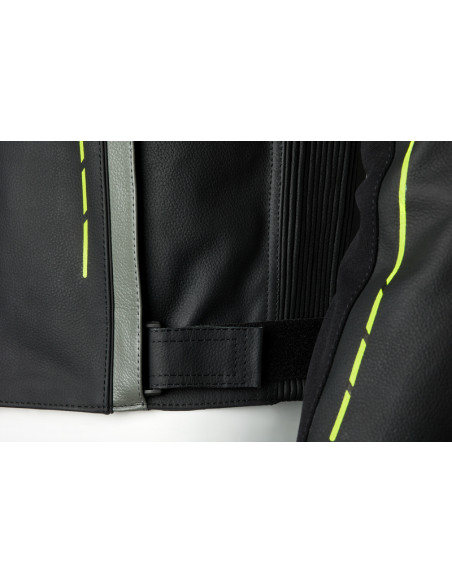 Veste RST S1 cuir homme - Neon yellow