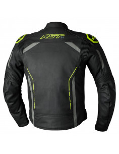 Veste RST S1 cuir homme - Neon yellow 2
