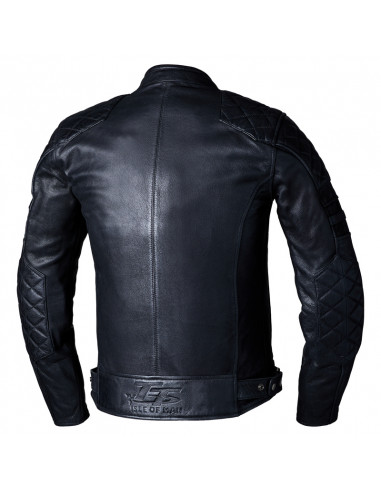 Veste RST Hillberry2 cuir CE homme - Noir