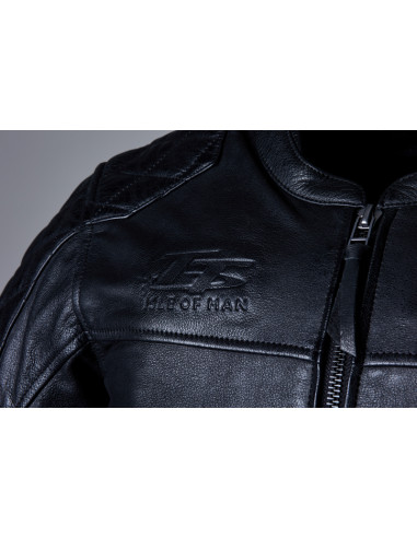 Veste RST Hillberry2 cuir CE homme - Noir