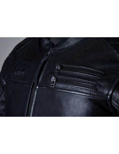 Veste RST Hillberry2 cuir CE homme - Noir