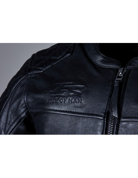 Veste RST Hillberry2 cuir CE homme - Noir