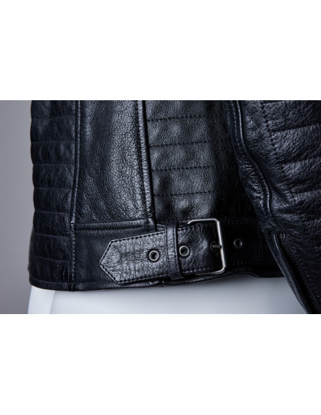 Veste RST Ripley2 cuir CE femme - Noir