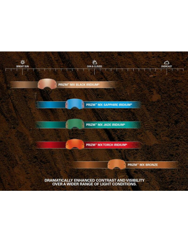 Ecran de rechange OAKLEY Airbrake Prizm MX Bronze