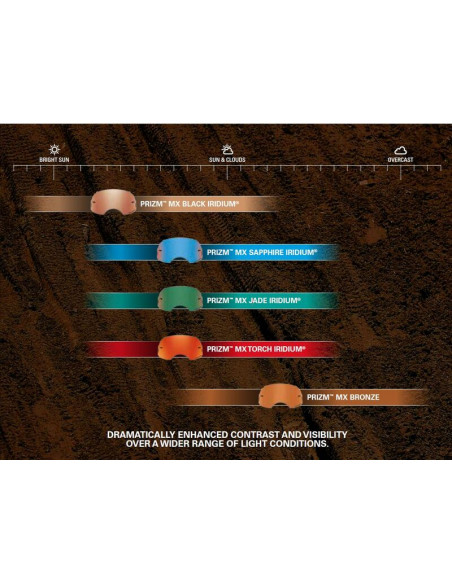 Ecran de rechange OAKLEY Airbrake Prizm MX Bronze