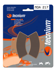 Plaquettes de frein TECNIUM MX/Quad métal fritté - MOA217
