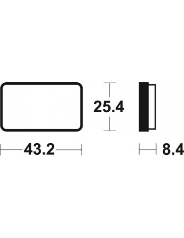 Plaquettes de frein TECNIUM MX/Quad métal fritté - MOA327