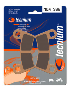 Plaquettes de frein TECNIUM MX/Quad métal fritté - MOA398