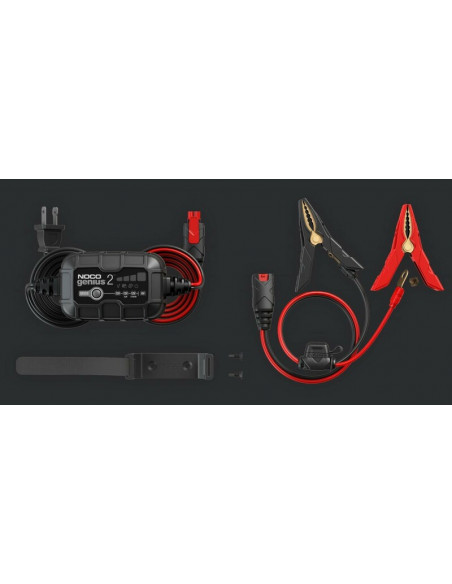 Pack promotionnel NOCO Chargeurs de batteries Genius2 Pince avec oeillets intégrés 10+1 Gratuit