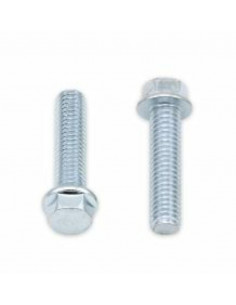 Vis à bride BOLT tête hexagonale 8mm M6x1x25mm 10 pièces