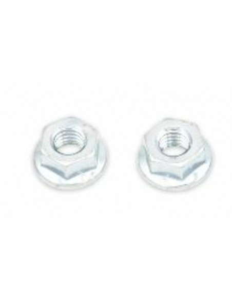 Ecrou à bride BOLT M6x1mm tête 10mm acier 10 pièces