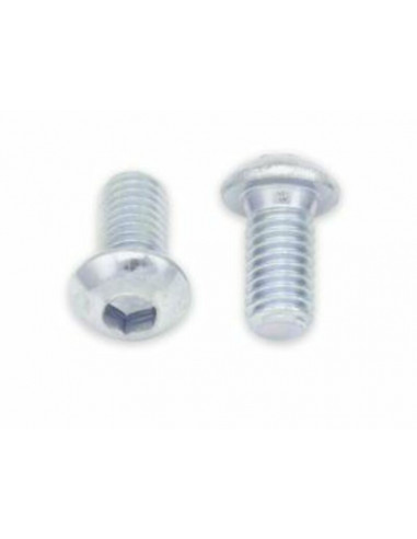 Vis tête bombée épaisse BOLT M6x1x12mm 10 pièces