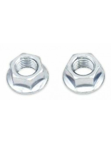 Ecrou à bride BOLT M10x1,25mm tête 14mm acier 10 pièces