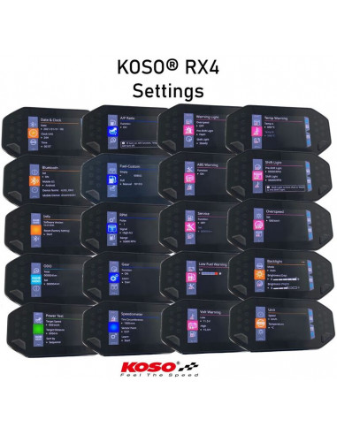 Compteur multifonction KOSO RX-4 universel
