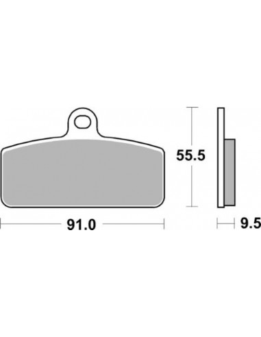 Plaquettes de frein TECNIUM MX/Quad métal fritté - MO459