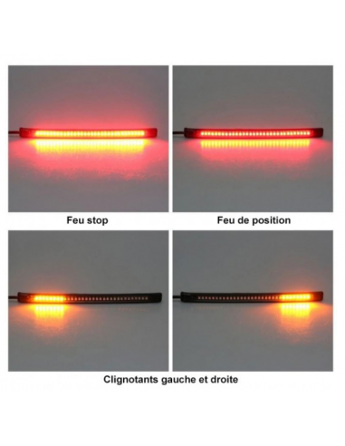 Barre de Feu arrière à LEDS souple 3...