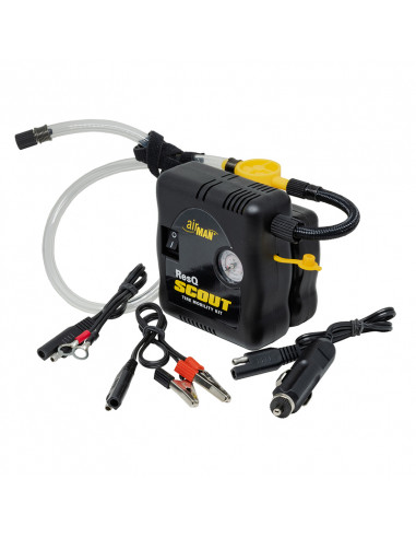Kit mini-compresseur + bombe anticrevaison AIRMAN ResQ Scout