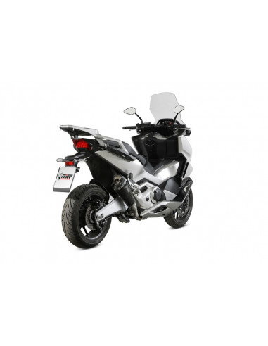 Silencieux MIVV Delta Race - Acier inox noir / inox noir