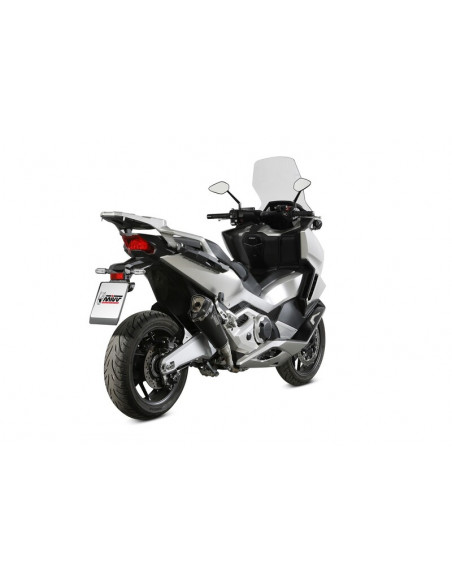 Silencieux MIVV Delta Race - Acier inox noir / inox noir