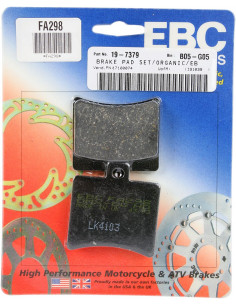 BRAKE PAD FA SER ORGANIC